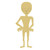 Alien Design by Lines Cutout Unfinished Wood Kids Room Coloring Book Door Hanger MDF Shape Canvas Style 7 Art 1 (24")