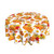 Aitukang Thanksgiving Fall Tablecloth Round Table Clothes 60 Inch,Autumn Harvest Pumpkin Tablecloth Waterproof Maple Leaf Table Cover for Indoor Outdoor Dining Table Picnic Holiday Party Decoration
