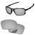 PapaViva Replacement Lenses for Oakley Triggerman OO9266 Sunglass Chrome Silver - Polarized
