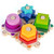 Wooden Blocks for Toddlers 1-3 Years Old Baby Boys Girls Stacking Blocks & Montessori Toys for Baby 12+ Months, Color Shape Sorter Educational Puzzle Stacking Toys for Kids Preschool Learning Gifts