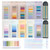 WSCHU 2320Pcs Book Tabs for Annotating Books, 104 Colors Morandi Sticky Tabs for Binders, Page Markers Transparent Sticky Notes,Writable & Repositionable Book Flags Strip Index Tabs,Page Tabs