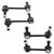 WEDOAUTO 4Pc Front Rear Stabilizer Sway Bar End Links Fit For Buick Rainier For Chevrolet SSR Trailblazer EXT For GMC Envoy XL XUV For Isuzu Ascender For Saab 9-7X Replace# ?K6668 K6667 K80824 K80825