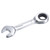 uxcell 13mm Stubby Ratcheting Combination Wrench Metric 72 Teeth 12 Point Box Ended Tools, CR-V