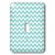 3dRose lsp_212471_1 Aqua Blue Chevron Herringbone Single Toggle Switch