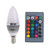 Keaiduoa E14 3W RGB LED Changing Candle Light Bulb Lamp AC85-265V+ Remote Control