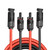 Solar Cable Extension, SIYAN 3FT Solar Panel Extension Cable 10AWG with Female and Male Connector Weatherproof Solar Panel Wire Adapter for Home, Shop and RV Solar Panels