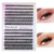Lash Extension 280pcs Individual Lashes DIY Eyelash Extension Lash Clusters 30D 40D 9-16mm Mix D Curl Eyelash Clusters Extensions Self Application at Home (30D+40D-0.07D-9-16MIX)