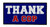 Let it Fly Thank A Cop Blue with Black Border Vinyl Decal Bumper Sticker