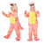 DearSun Child's T-Rex Dinosaur Costume Dinosaur Costume for Kids Fancy Dress Costume Hooded Romper Jumpsuit (L/120, Pink)