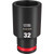 Impact Duty 1/2" Drive 32mm Deep Well 6 Point Impact Socket