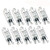 JKLcom G9 120V 60W Halogen Bulbs T4 G9 Halogen Bulbs G9 Base Bi-pin Halogen Bulb T4 JCD 120V G9 60 Watt Halogen Light Bulb,Clear,Pack of 10