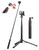 57in Extendable Selfie Tripod Accessories for Gopro - ULANZI Go Quick II Long Action Camera Stick Tripod Quick Release Adapter Vlog Handle Grip for GoPro Hero 11 10 9 8 7 6 5/Max/DJI OSMO Action