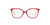 Vogue Eyewear Kids' VY2012 Square Prescription Eyewear Frames, Top Red on Pink Transparent/Demo Lens, 47 mm