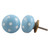 Indian Shelf 20 Pieces Western Dresser Knobs | Polka Dot Western Cabinet Knobs and Pulls | Bulk Cabinet Pulls Blue | Cupboard Knobs Ceramic | Bathroom Cabinet Knobs | Single Drawer Knob