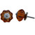 Indian Shelf 12 Pieces Bulk Cabinet Pulls | Marigold Flower Cupboard Knobs | Multicolor Bulk Cabinet Knobs | Glass Cute Drawer Knobs | Knob for Dresser | Cabinet Pull Knobs