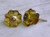 Indian Shelf 14 Pieces Cabinet Knobs for Bathroom | Marigold Flower Farmhouse Knobs for Dresser Drawers | Gold Unique Dresser Knobs | Glass Pulls and Knobs | Bulk Cabinet Pulls | Cupboard Knobs