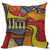 HOSNYE Abstract Musical Instrument Cotton Linen Throw Pillow Case Jazz Art, Piano, Suona Pillow Cushion Covers Home Sofa Decorative 18 X 18 Inch