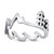 Mountains Tree Wave California Nature Ring .925 Sterling Silver Band Size 6