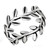 Oxidized Tree Branch Leaf Eternity Ring New .925 Sterling Silver Band Size 9