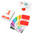 Tichgeim Alphabet Flash Cards for Toddlers, Learning Toy Flash Cards with Letters, Colors, Numbers and Shapes, Preschool ABC Flashcards