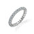 Amazon Collection Platinum Plated Sterling Silver All-Around Ring set with Round Infinite Elements Cubic Zirconia (1 cttw), Size 9