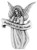Traditional Catholic Visor Clip for Protection While Driving (Guardian Angel)