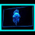 100058 Tattoo Piercing Bull Taurus Fire Artwork Display LED Light Neon Sign