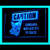 210162 Caution Chihuahua dog Warning Danger Display LED Light Neon Sign