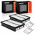 A-Premium 2-PC Engine Air Filter Compatible with Geo Prizm & Toyota Celica, Corolla, MR2 Spyder, 1988-2005, Rigid Panel, Replace# 17801-16040