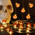 Halloween String Lights, Orange Pumpkin LED String Lights, Battery Operated Halloween Lights with Two Modes for Indoor Outdoor Halloween Party Decorations (10 FT, 20 LED)