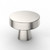 Asidrama 20 Pack 1-1/4 Inch Brushed Satin Nickel Kitchen Cabinet Knobs Round Dresser Knobs Drawer Knobs Cabinet Hardware Zinc Knobs for Dresser Drawers