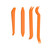 YUANHONGJIAN Auto Trim Removal Tool Set (No Scratch Plastic Pry Tool Kit) Car Trim Removal Plastic Pry Tool Trim Removal Tool Kit for Car Panel Dash Radio Interior Accessories