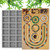 xiheer Bamboo Bead Board for Jewelry Making with Bead Box 18 Grids, Beading Board for Bracelet and Necklaces Making, Bead Tray Mat for Jewelry DIY Design Making