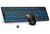 BlueFinger Wireless Keyboard and Mouse with Power Display, Blacklit Rechargeable Full Sized Silent Light Up Gaming Keyboard Mouse Combo for Computer, Mac, Laptop, PC