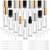 Foraineam 18 Pack 10ml Glass Perfume Spray Bottles, Mini Refillable Empty Perfume Atomizer Bottle, Fine Mist Perfume Bottles Clear Glass Fragrance Bottle with Droppers and Funnels
