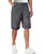 Alimens & Gentle Men's Hiking Shorts Quick Dry Lightweight Outdoor Ripstop Stretch Cargo Shorts Dark Grey