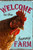 Welcome to The Funny Farm Tin Signs-Chicken Coop Sign Decor,Chicken Signs For Coop,Vintage Metal Signs Chicken Yard Art(8 * 12 inch)