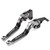 Yang hua Motorcycle Adjustable Folding Extendable Brake Clutch Lever for Suzuki HAYABUSA/GSXR1300 1999-2018 (Titanium,HAYABUSA/GSXR1300 1997-2007)