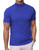 COOFANDY Mens Mock Turtleneck Sweater Short Sleeve Solid Color T-Shirts Basic Slim Fit Knitted Pullover Tees