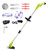 String Trimmer Cordless Weed Wacker, Aokia12V Power Grass Trimmer with 3 Types Blades, 2.0Ah Battery Powered Lawn Edger, Adjustable Height Electric Mower for Yard and Garden