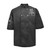 Custom Chef Coat Short Sleeve Chef Jacket Personalized Uniform Add Name & Logo-Black-S