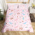 Feelyou Girls Rainbow Unicorn Comforter Cover Full, Castle Unicorn Bedding Set Princess Duvet Cover Kids Toddler Cartoon Pink Unicorn Bedspread Cover Kids Room Decor Lightweight Quilt Cover