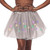 DRESBE Women's LED Skirt Light Up Tutus Glow Tulle Ballet Dance Skirts Party Rave Halloween Costume (Gray)