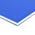 BuyPlastic King ColorCore Plastic Sheet 1/2" x 12" x 12" Blue-White-Blue Color Core, HDPE Board, High Density Polyethylene Panel