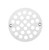 Evangeline 4 Inch Shower Drain Cover Replacement Bathroom Grate Drain Strainer Round (Chrome)