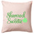 HARD EDGE DESIGN Shamrock Sweetie Pink Throw Pillow Cover