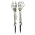 RESOYE Skeleton Arms Stakes Skeleton Set, 2 pcs Halloween Decoration Skeleton Scary Bloody Arm Hands Yard Stakes Severed Hand Skeleton for Garden Yard Lawn Halloween Outdoor Decor