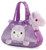 Aurora Peek A Boo- Llama Plush, Purple