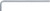 KS Tools 151.2858 Hexagon key wrench, extra long, 11/32"