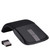 Folding Mouse, USB Wireless Touch Mouse with USB Receiver, 1000DPI Optical Mouse for Notebook, Computer, Laptop(Black)